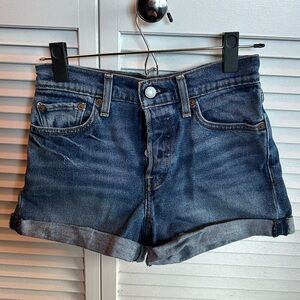 Levi’s High Rise Denim Shorts